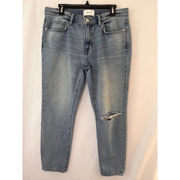 Current Eillot The Fling Spring Slim Boyfriend Jeans Light Wash Denim 30 - Picture 1 of 6